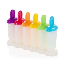 Φόρμες Για Παγωτό Mini Bambini (Σετ 6Τμχ) 668217 Φ4x18x10,5cm Multi Tescoma Πλαστικό