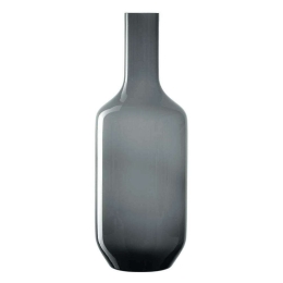 Βάζο Milano 041746L 23x64cm Grey Leonardo Γυαλί