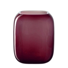 Βάζο Milano 041666L 20x15cm Bordeaux Leonardo Γυαλί