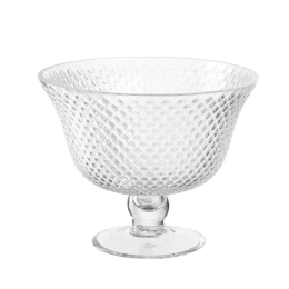Διακοσμητικό Μπωλ Poesia 076435L 25cm Clear Leonardo Γυαλί