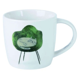Κούπα One Eye Open Marc Martin Feline Friends DX1217 400ml Multi Maxwell&Williams Πορσελάνη
