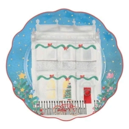 Πιατέλα Christmasville Terrace ME0025 20cm Multi Maxwell&Williams