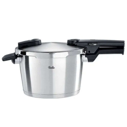 Χύτρα Ταχύτητας Vitaquick® Premium 602-410-04-000/0 22cm 4,5lt Inox-Black Fissler 5lt Ανοξείδωτο Ατσάλι