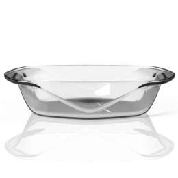 Πυρίμαχο Σκεύος Chef Table 448800 32x21x7,2cm Clear Cook-Shop Γυαλί