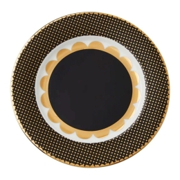 Πιάτο Γλυκού Regency Teas & C'S HV0487 19,5cm Black-Multi Maxwell&Williams Πορσελάνη