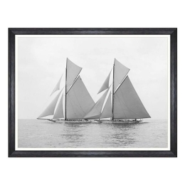 Κάδρο America’s Cup - Reliance And Shamrock 1903 FA13187 80X60 MindTheGap Οριζόντιοι Ξύλο