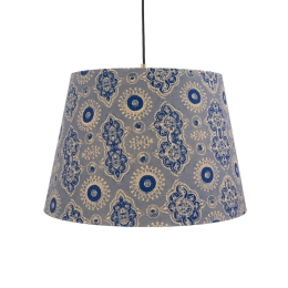 Φωτιστικό Οροφής Ajrak Grey CL50228 45X55X35Cm MindTheGap Μέταλλο,Ύφασμα