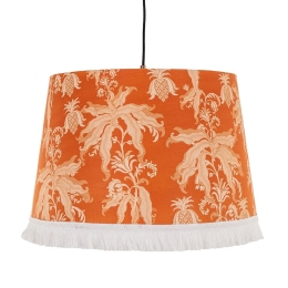 Φωτιστικό Οροφής Guineo Orange CL50283 25X35X25Cm MindTheGap Μέταλλο,Ύφασμα