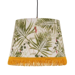 Φωτιστικό Οροφής Tropical Garden CL50288 25X35X25Cm MindTheGap Μέταλλο,Ύφασμα