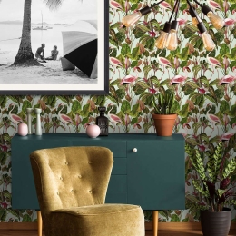 Ταπετσαρία Beverly Hills Mint WP20358 Green-Pink MindTheGap 52x300cm