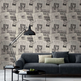 Ταπετσαρία Moonwalker Neutral WP20016 Black-White-Grey MindTheGap 52x300cm
