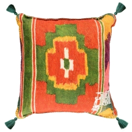 Μαξιλάρι Διακοσμητικό (Με Γέμιση) Erdely LC40086 50x50 Orange-Green MindTheGap 50Χ50 Πούπουλο-Φτερό