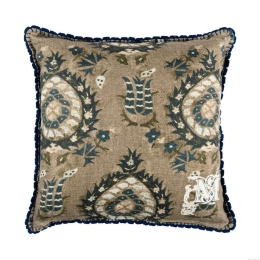Μαξιλάρι Διακοσμητικό (Με Γέμιση) Flourish LC40087 50x50 Petrol-Olive MindTheGap 50Χ50 Πούπουλο-Φτερό