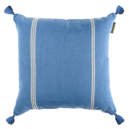 Μαξιλάρι Διακοσμητικό (Με Γέμιση) Katalin Stripe LC40096 50x50 Blue-White MindTheGap 50Χ50 Πούπουλο-Φτερό