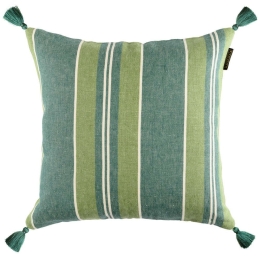 Μαξιλάρι Διακοσμητικό (Με Γέμιση) Szepviz Stripe LC40094 50x50 Green MindTheGap 50Χ50 Πούπουλο-Φτερό