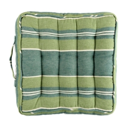 Μαξιλάρι Καρέκλας Szepviz Stripe Linen Padded Cushion AC00021 40x40 Green MindTheGap 40Χ40 Foam