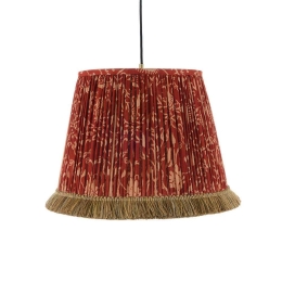 Φωτιστικό Οροφής Saxon Ornament CL50344 ø25xø35xH25 Red-Beige MindTheGap Μέταλλο,Ύφασμα