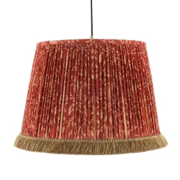 Φωτιστικό Οροφής Saxon Ornament CL50356 ø45xø55xH35 Red-Beige MindTheGap Μέταλλο,Ύφασμα