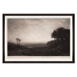 Κάδρο Landscape By George Gaskell FA13258 90x60cm Grey MindTheGap Οριζόντιοι Ξύλο