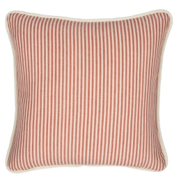 Μαξιλάρι Διακοσμητικό (Με Γέμιση) Rhubarb Stripe Lc40117 50X50Cm White-Red Mindthegap 50Χ70 Πούπουλο-Φτερό