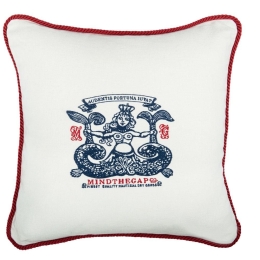 Μαξιλάρι Διακοσμητικό (Με Γέμιση) Sirene Lc40104 50X50Cm White-Blue Mindthegap 50Χ50 Πούπουλο-Φτερό