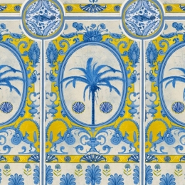 Ταπετσαρία The Villa Mural Wp20575 3*52X300Cm White-Yellow Mindthegap 52x300cm