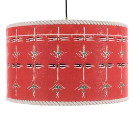 Φωτιστικό Οροφής Nautica Cl50441 Ø55X30 E27 Red-Green Mindthegap Μέταλλο,Ύφασμα