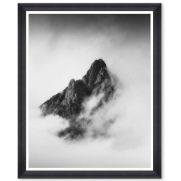 Κάδρο Julian Alps Peak FA13467 60x75cm Black-White MingTheGap Κάθετοι Ξύλο,Γυαλί