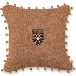 Μαξιλάρι Διακοσμητικό (Με Γέμιση) Alpine Ski Club LC40203 Multi-Brown MindTheGap 50Χ50 50x50cm Ύφασμα,Πούπουλο