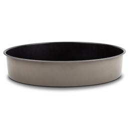 Ταψί Αντικολλητικό Στρογγυλό Duboko 10-103-140 Φ32cm Black-Beige Nava Ανοξείδωτο Ατσάλι