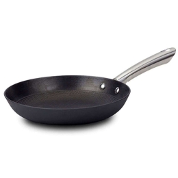 Τηγάνι Μαντεμένιο Αντικολλητικό Atlas 10-205-003 28cm Black-Inox Nava 28cm Μαντέμι