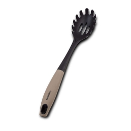 Κουτάλα Ζυμαρικών Misty 10-111-008 34cm Beige-Black Nava Nylon