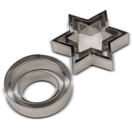 Κουπ Πατ Misty (Σετ 6Τμχ) 10-186-025 Inox Nava Ανοξείδωτο Ατσάλι