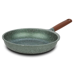 Τηγάνι Αντικολλητικό Ωmega 10-255-004 28cm Green-Brown Nava 28cm Αλουμίνιο