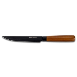 Μαχαίρι Γενικής Χρήσης Nature 10-054-024 22,5cm Black-Brown Nava Ανοξείδωτο Ατσάλι