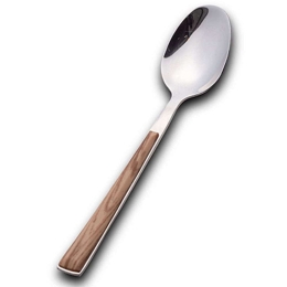 Κουταλάκι Γλυκού Ariana 10-123-033 17,3cm Silver-Natural Nava Ανοξείδωτο Ατσάλι