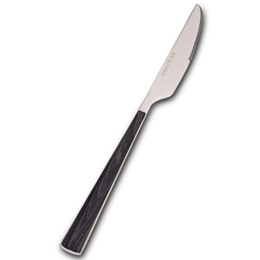 Μαχαίρι Φαγητού Arya 10-123-042 22,8cm Silver-Black Nava Ανοξείδωτο Ατσάλι