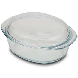 Πυρίμαχο Σκεύος Με Καπάκι Arizona 10-143-107 33,2x23,2x13cm 3,5lt Clear Nava Γυαλί