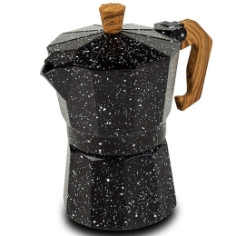 Καφετιέρα Espresso Nature 10-174-011 14,5x9x15cm 150ml Black-Brown Nava Αλουμίνιο