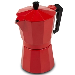 Καφετιέρα Espresso Taurus 10-174-003 16,5x10x18,5cm 300ml Red-Black Nava Αλουμίνιο