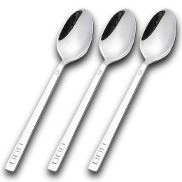 Κουταλάκια Γλυκού Harmony (Σετ 3Τμχ) 10-121-053 20cm Inox Nava Ανοξείδωτο Ατσάλι