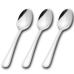 Κουτάλια Φαγητού Siren (Σετ 3Τμχ) 10-121-030 29cm Inox Nava Ανοξείδωτο Ατσάλι