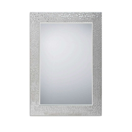 Καθρέπτης Τοίχου Helena 1090187 55x70cm Silver Mirrors & More Πλαστικό, Γυαλί