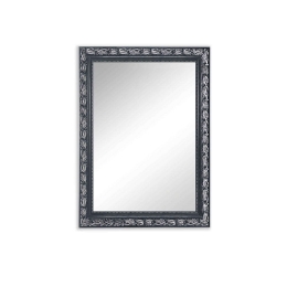 Καθρέπτης Τοίχου Sonja 1070196 55x70cm Black-Silver Mirrors & More Ξύλο,Γυαλί