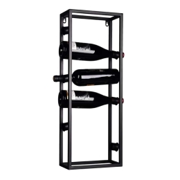 Κάβα Επιδαπέδια Anna 1990102 25x12,5x70cm Black Mirrors & More Μέταλλο