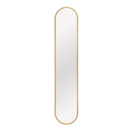 Καθρέπτης Τοίχου Moni 2140179 20x101cm Gold Mirrors & More Πλαστικό, Γυαλί