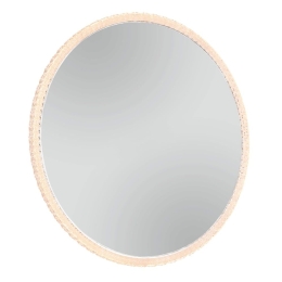 Καθρέπτης Τοίχου Yuna Led 1870100 Φ60cm 18W Clear Mirrors & More Πλαστικό, Γυαλί
