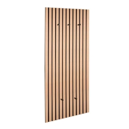 Κρεμάστρα Τοίχου Grace 2270398 50x125cm Natural-Black Mirrors & More Mdf