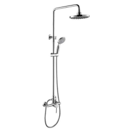 Σύστημα Ντους Με Μπαταρία Ντους Rota Plus 090924501 Chrome Pyramis Μέταλλο