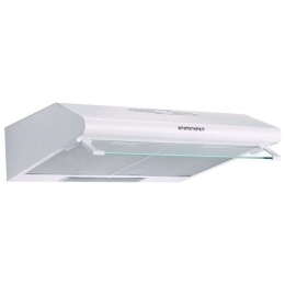 Απορροφητήρας Απλός Essential 60cm (2 Μοτέρ) Με Μεταλλικά Φίλτρα 065029302 White Pyramis Μέταλλο